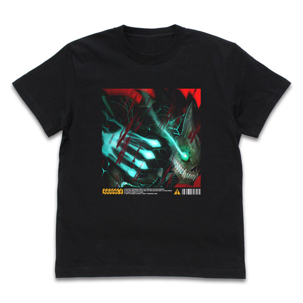 怪獣8号 フルカラーTシャツ/BLACK-L[コスパ]