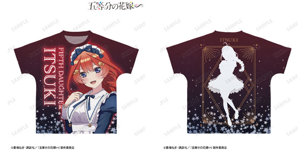 五等分の花嫁∽ 描き下ろし 中野五月 星空メイドver. フルグラフィックTシャツ ユニセックス XXL[アルマビアンカ]《０８月予約》