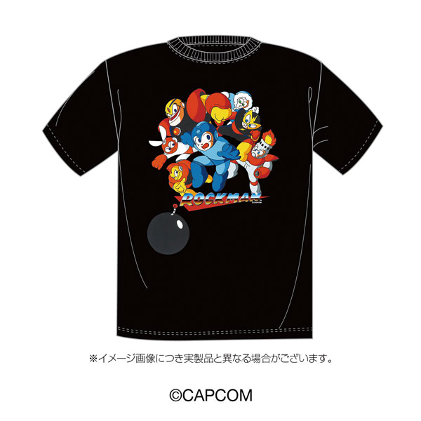 ロックマン Tシャツ(ブラック)XXXL[スパイダーウェブ]