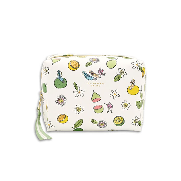 刀剣乱舞-ONLINE- 鬼頭祈コラボ ボックスポーチ(千代金丸・北谷菜切・治金丸と南国フルーツ)（再販）[マークウッド]《在庫切れ》