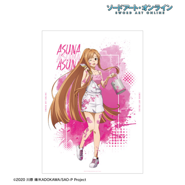 ソードアート・オンライン 描き下ろし アスナ ペイントスタイルver. A3マット加工ポスター[アルマビアンカ]《発売済・在庫品》
