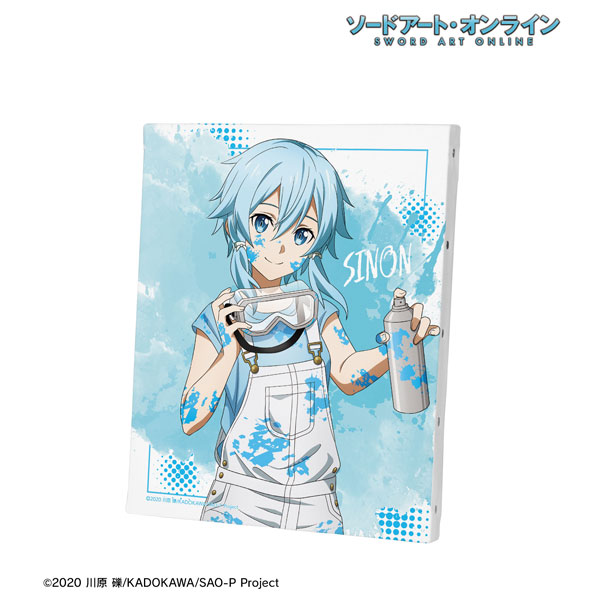ソードアート・オンライン 描き下ろし シノン ペイントスタイルver. キャンバスボード[アルマビアンカ]《発売済・在庫品》