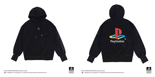 GCORES Industries×PlayStation パーカー(ブラック) XLサイズ[GCORES Industries]《在庫切れ》
