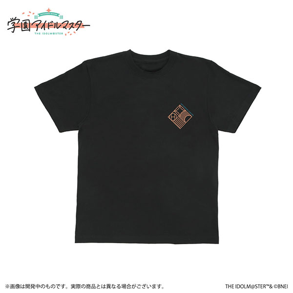 学園アイドルマスター 初星学園 公式Tシャツ(黒) Mサイズ[バンダイ 