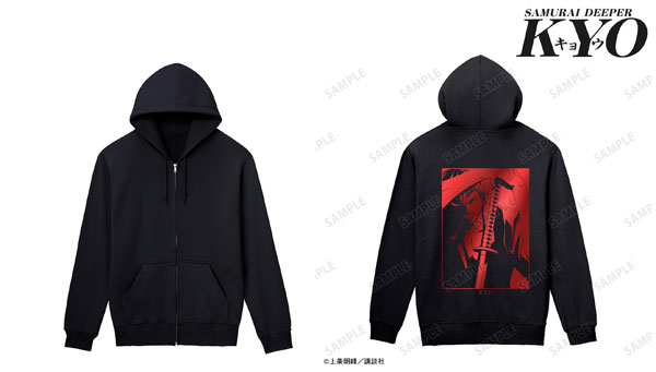 SAMURAI DEEPER KYO 狂 箔プリントジップパーカー ver.A レディース XL[アルマビアンカ]《在庫切れ》
