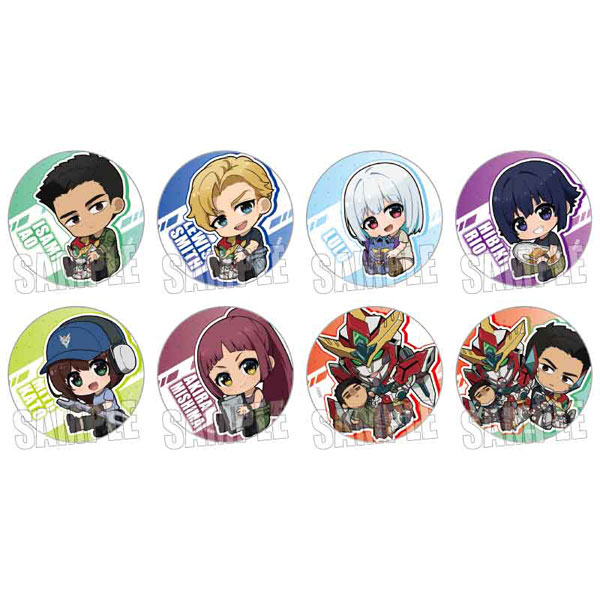 勇気爆発バーンブレイバーン トレーディング缶バッジ ぎゅぎゅっと 8個入りBOX[ベルハウス]《在庫切れ》