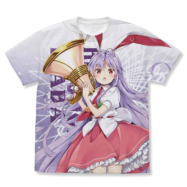 東方Project 鈴仙・優曇華院・イナバ フルグラフィックTシャツ なつめえりver./WHITE-L（再販）[コスパ]《０６月予約》