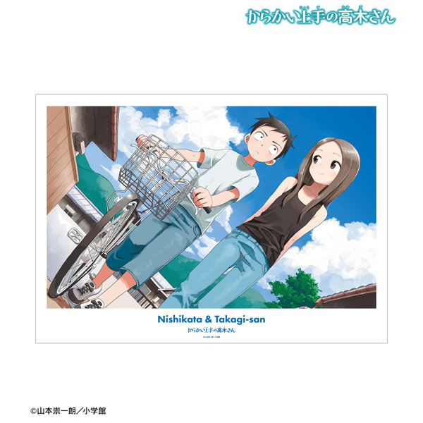 からかい上手の高木さん 高木さん＆西片 A3マット加工ポスター ver.C
