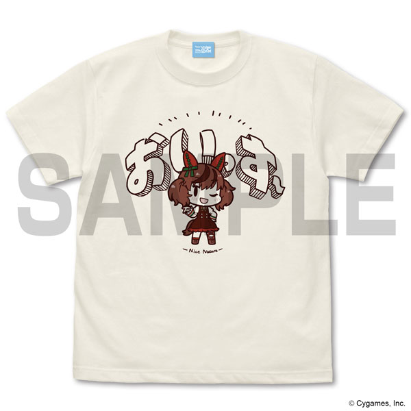 ウマ娘 プリティーダービー ナイスネイチャのおいっすー Tシャツ/VANILLA WHITE-S[コスパ]