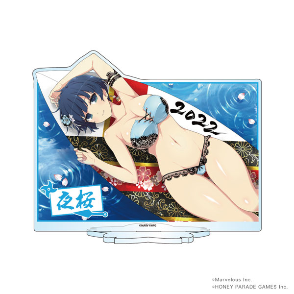 デカアクリルスタンド「シノビマスター 閃乱カグラ NEW LINK」02/夜桜(公式イラスト)[A3]《在庫切れ》