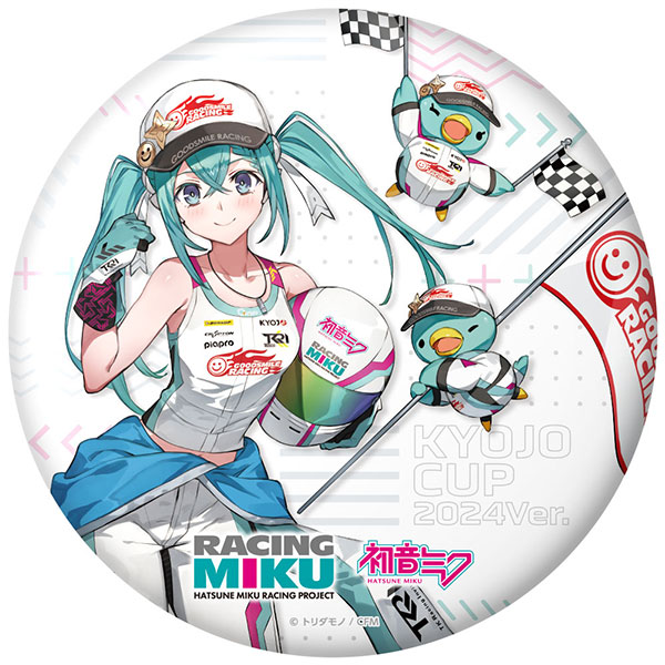 初音ミク GTプロジェクト レーシングミク KYOJO CUP 2024Ver. BIG缶バッジ[キャラバン]