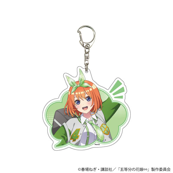 デカアクリルキーホルダー「五等分の花嫁∽」14/四葉 アメリカン