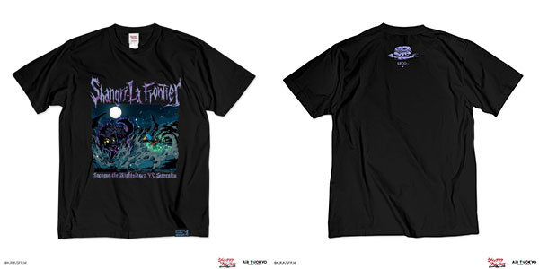 TVアニメ『シャングリラ・フロンティア』シーンイラストTシャツI(VS.夜襲のリュカオーン) ブラック XXL[AIR TWOKYO]