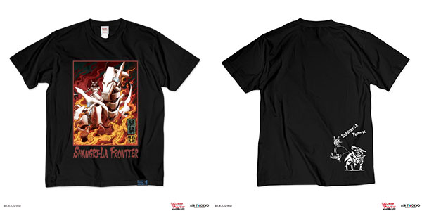 TVアニメ『シャングリラ・フロンティア』シーンイラストTシャツV(騏驎) ブラック XXL[AIR TWOKYO]