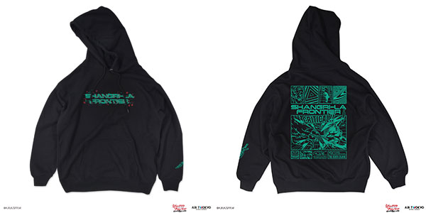 TVアニメ『シャングリラ・フロンティア』グラフィックデザインパーカーI(VS.夜襲のリュカオーン) ブラック L[AIR TWOKYO]《在庫切れ》