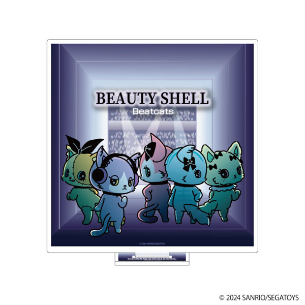 アクリルスタンド「Beatcats」02/BEAUTY SHELL(公式イラスト)[A3]