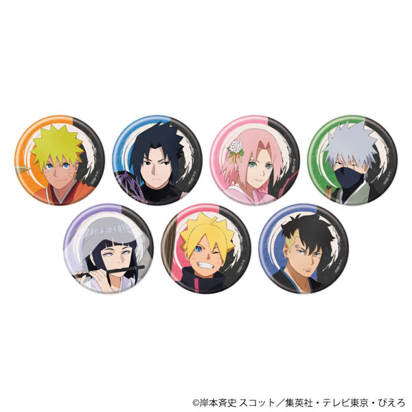 缶バッジ「NARUTO＆BORUTO」14/和楽器ver. 描き下ろしイラスト 7個入りBOX[A3]