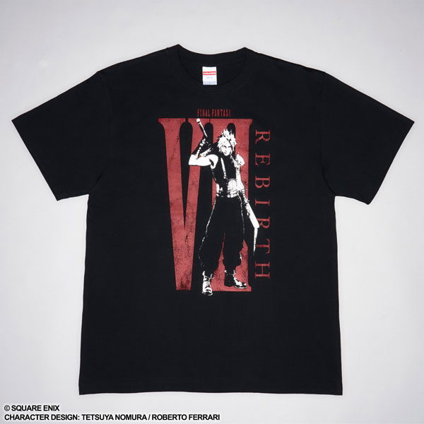 ファイナルファンタジーVII リバース Tシャツ クラウド・ストライフ(ブラック×レッド)[スクウェア・エニックス]