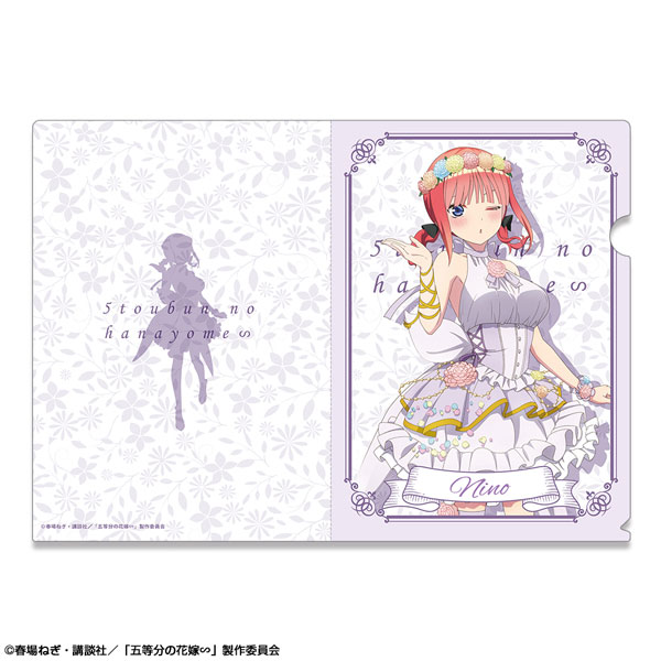 五等分の花嫁∽ クリアファイル デザイン02(中野二乃/花の妖精ver.)[描き下ろし][ライセンスエージェント]《在庫切れ》