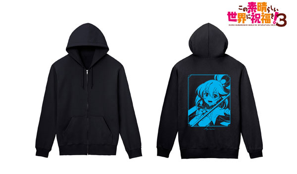 TVアニメ「この素晴らしい世界に祝福を！3」 アクア バックプリントジップパーカー レディース XXXL[アルマビアンカ]《在庫切れ》