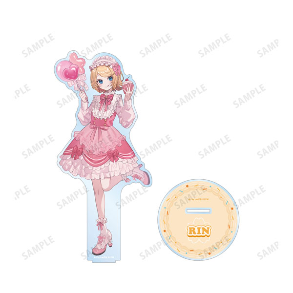 桜ミク 描き下ろし 鏡音リン 桜パーティーver. Art by しゅがお 特大アクリルスタンド[アルマビアンカ]《在庫切れ》