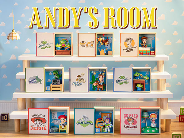 Disney/Pixar Toy Story Andy’s Room シリーズ シーンセット 8個入りBOX[POPMART]《在庫切れ》