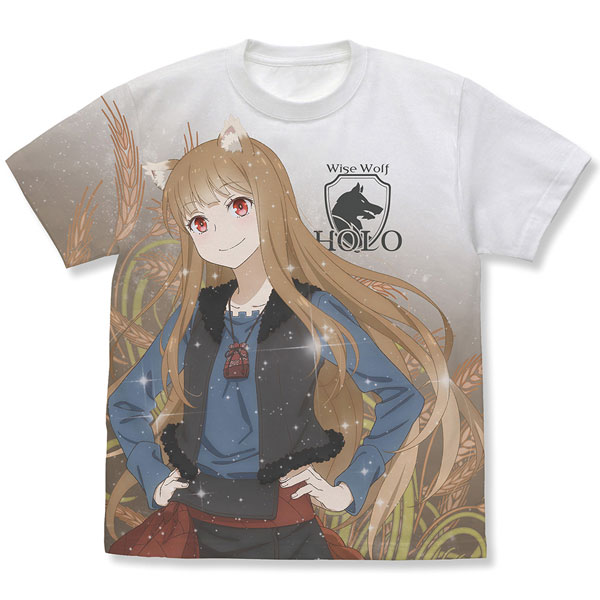 TVアニメ『狼と香辛料 MERCHANT MEETS THE WISE WOLF』 ホロ フルグラフィックTシャツ/WHITE-S[コスパ]