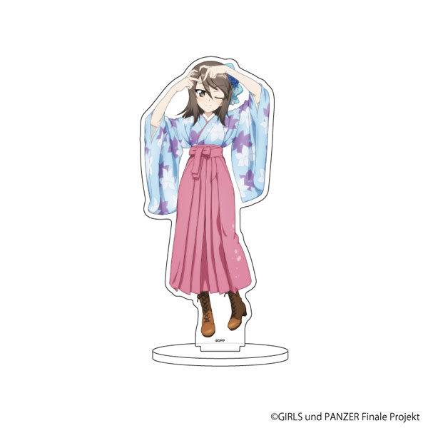 アクリルスタンド「ガールズ＆パンツァー 最終章」18/袴ver. ミカ(描き