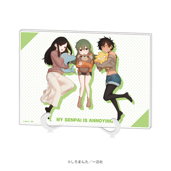 アクリルアートボード(A5サイズ)「先輩がうざい後輩の話」01/集合デザイン(描き下ろしイラスト)[A3]《在庫切れ》