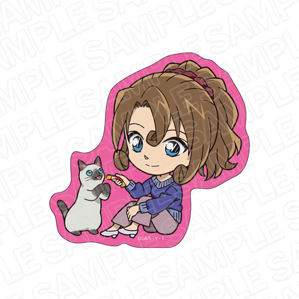 名探偵コナン ダイカットステッカー 工藤有希子 デフォルメねこ ver.3[コンテンツシード]《在庫切れ》