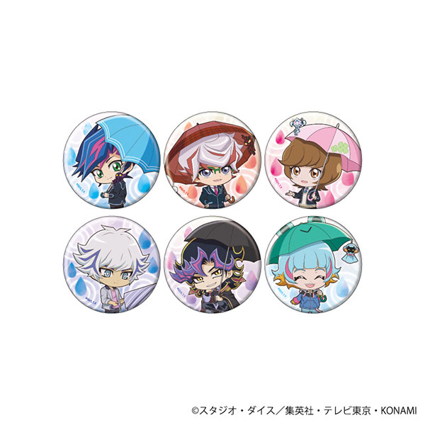缶バッジ「遊☆戯☆王VRAINS」10/梅雨ver. ミニキャライラスト 6個入りBOX[A3]《在庫切れ》