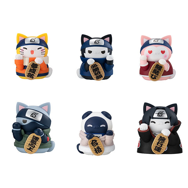 MEGA CAT PROJECT NARUTO-ナルト- ニャルト！ 招き猫FORTUNE もういっちょ！ 6個入りBOX[メガハウス]