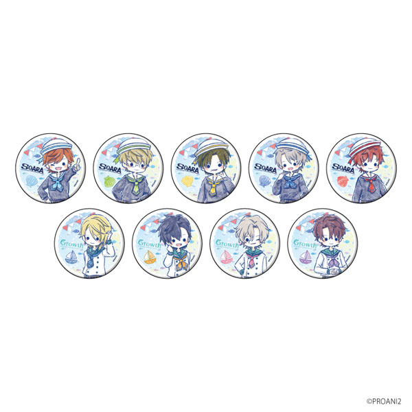 缶バッジ「TSUKIPRO THE ANIMATION 2」09/マリンセーラーver. グラフアートイラスト 9個入りBOX[A3]《在庫切れ》