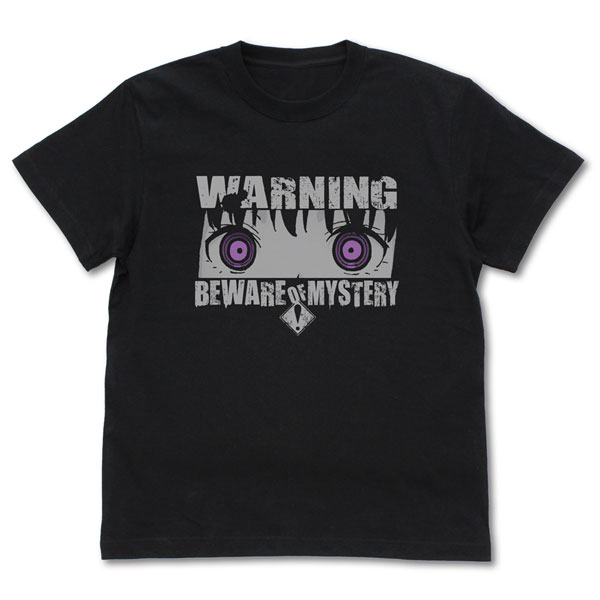 TVアニメ「怪異と乙女と神隠し」 怪異出現注意 Tシャツ/BLACK-S（再販）[コスパ]《０７月予約》