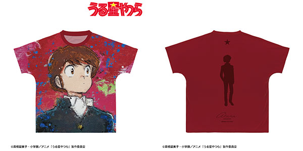 TVアニメ『うる星やつら』 諸星あたる grunge CANVAS フルグラフィックTシャツ ユニセックス S[アルマビアンカ]《在庫切れ》