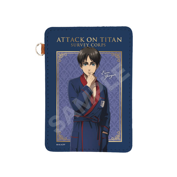 進撃の巨人 ルームウェアver. レザーパスケース 03 エレン(ガウン)（再販）[CS.FRONT]《１２月予約》