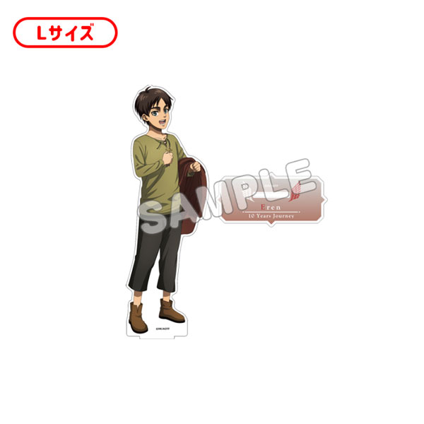 進撃の巨人 10 Years Journey 描き下ろしアクリルフィギュアL エレン