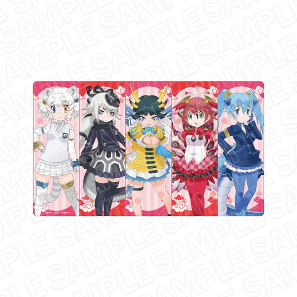 けものフレンズ3 ラバーデスクマット 四神＆麒麟[コンテンツシード