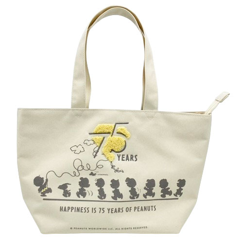 PEANUTS SNOOPY 75th SN 75th ファスナーミニトート[ナカジマコーポレーション]《１０月予約》