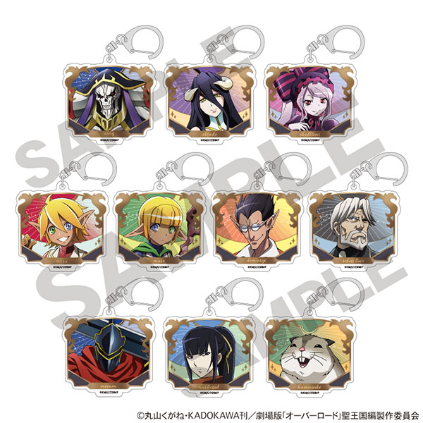 オーバーロード トレーディングアクリルキーホルダー 10個入りBOX[クラックス]《在庫切れ》