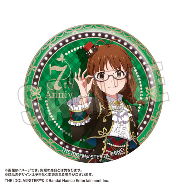 アイドルマスター ミリオンライブ！ グリッター缶バッジ 秋月律子 ブライテスト・ショーケースver.[あみあみ]