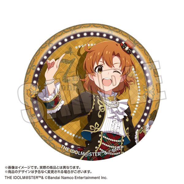 アイドルマスター ミリオンライブ！ グリッター缶バッジ 矢吹可奈