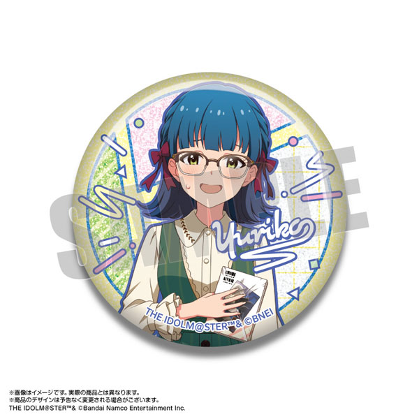 松田亜利沙 秋葉原っぱ グリッター缶バッジ アイドルマスター ミリオンライブ！ グリッター缶バッジ 七尾百合子