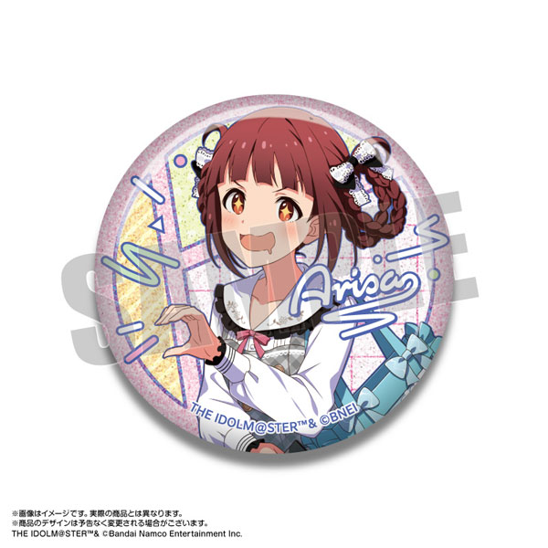 松田亜利沙 秋葉原っぱ グリッター缶バッジ アイドルマスター ミリオンライブ！ グリッター缶バッジ 松田亜利沙