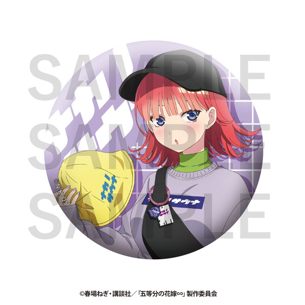 「五等分の花嫁∽」 -サウナ行こう！- メタリック缶バッジ 中野二乃[イーディス]