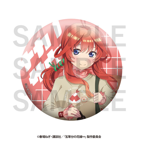 五等分の花嫁∽」 -サウナ行こう！- メタリック缶バッジ 中野五