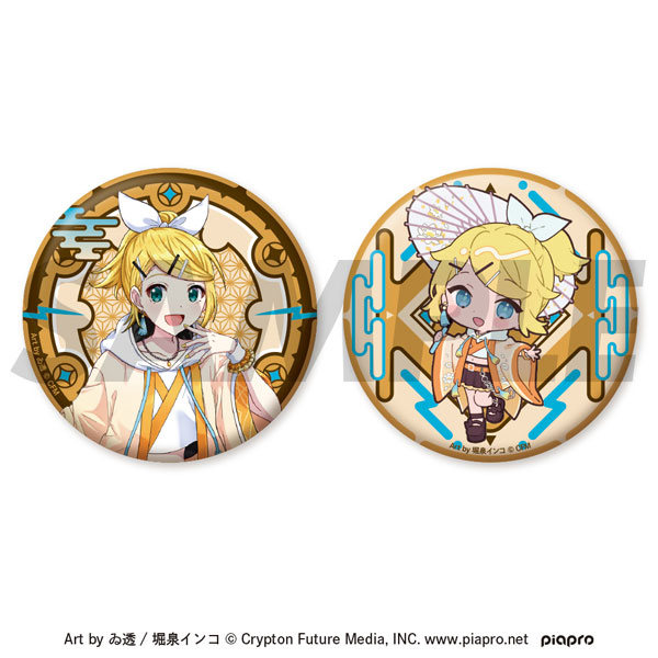 初音ミク＆鏡音リン＆鏡音レン ホログラム缶バッジセット 初音ミク＆鏡音リン＆鏡音レン ホログラム缶バッジセット