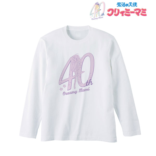 魔法の天使クリィミーマミ 40周年ロゴ ロングTシャツ ユニセックス S[アルマビアンカ]