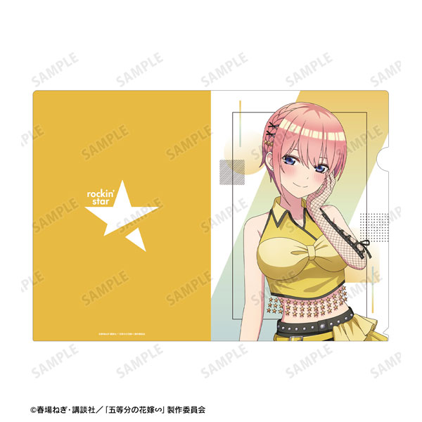 五等分の花嫁∽ rockin’starコラボ 描き下ろし 中野一花 ロックアイドルver. クリアファイル[アルマビアンカ]