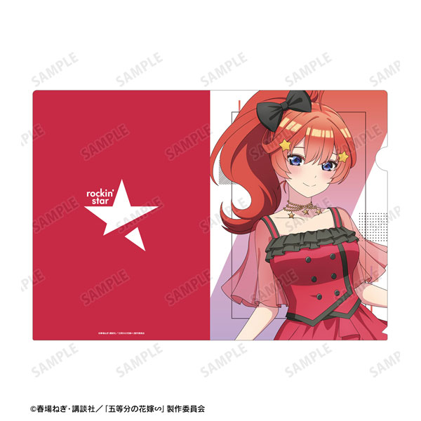 五等分の花嫁∽ rockin’starコラボ 描き下ろし 中野五月 ロックアイドルver. クリアファイル[アルマビアンカ]